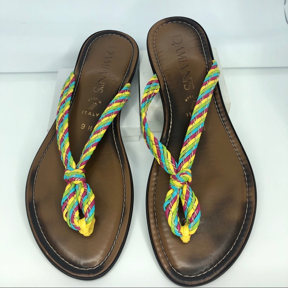 🌵Damiani’s Made in Italy Thong Sandals 9M